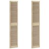 vidaXL Sz&eacute;fajt&oacute; 2 pcs Term&eacute;szetes 201 x 2,1 x 39,5 cm T&ouml;m&ouml;r fenyőfa