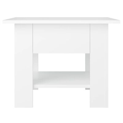 vidaXL fehér forgácslap dohányzóasztal 55 x 55 x 42 cm