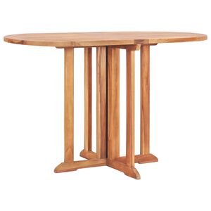 vidaXL t&ouml;m&ouml;r t&iacute;kfa lehajthat&oacute; lap&uacute; kerti asztal 120 x 70 x 75 cm
