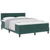 vidaXL Boxrug&oacute;s &aacute;gy matracmal S&ouml;t&eacute;tz&ouml;ld 140 x 190 cm B&aacute;rsony