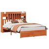 vidaXL K&ouml;nyvespolc &Aacute;gykeret Viaszbarna 200 x 150 cm T&ouml;m&ouml;r fenyőfa