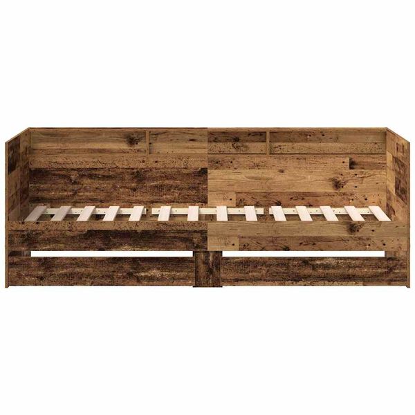 vidaXL Nappali&aacute;gy fejt&aacute;ml&aacute;val fi&oacute;kkal &Ouml;reg fa 100 x 200 cm Faanyag