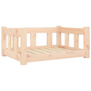 vidaXL t&ouml;m&ouml;r fenyőfa kutya&aacute;gy 65,5 x 50,5 x 28 cm