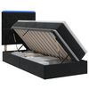 vidaXL LED t&aacute;rol&oacute;s &aacute;gy matraccal Fekete 100 x 200 cm B&aacute;rsony
