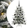 vidaXL Műanyag Hajtogat&oacute;s Kar&aacute;csonyfa Feh&eacute;r 120 cm PE &eacute;s PVC