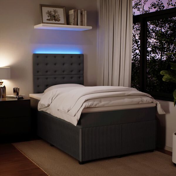 vidaXL s&ouml;t&eacute;tsz&uuml;rke b&aacute;rsony rug&oacute;s &aacute;gy matraccal 120x190 cm