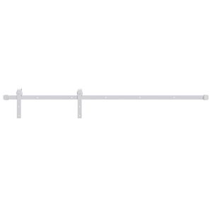 vidaXL fehér acél tolóajtó-szerelvényszett 183 cm
