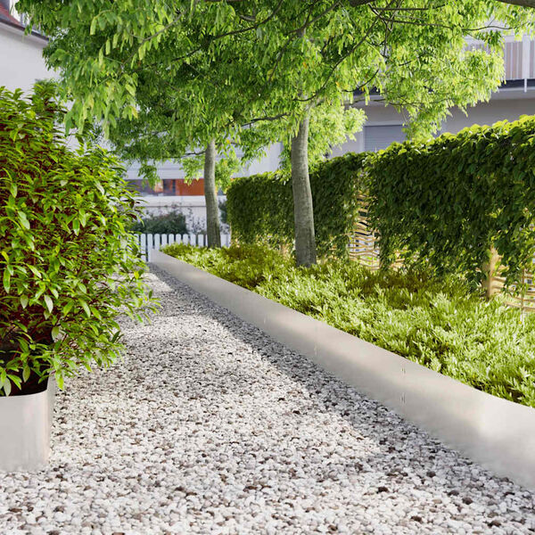 vidaXL 10 db rozsdamentes ac&eacute;lb&oacute;l gyepszeg&eacute;lyek 25x103 cm