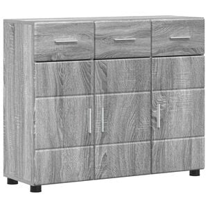 vidaXL Sz&eacute;f FLORIN 88,5 x 30,5 x 73 cm Sz&uuml;rke Sonoma Szerelt Fa