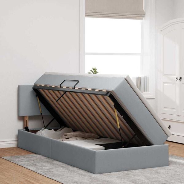 vidaXL &Aacute;gy t&aacute;rol&oacute;val &eacute;s matraccal Vil&aacute;gossz&uuml;rke 90 x 200 cm Faanyag