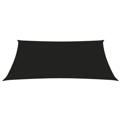 vidaXL fekete trapéz alakú oxford-szövet napvitorla 4/5 x 4 m