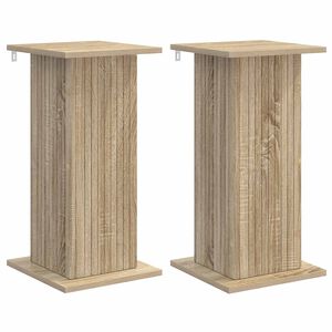 vidaXL N&ouml;v&eacute;ny&aacute;llv&aacute;ny 2 db Sonoma T&ouml;lgy 30,5 x 30 x 60,5 cm Szerelt Fa
