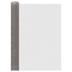 vidaXL H&aacute;l&oacute;s K&eacute;pernyő 100 x 500 cm 3 Mesh Rozsdamentes ac&eacute;l 201 Ez&uuml;st