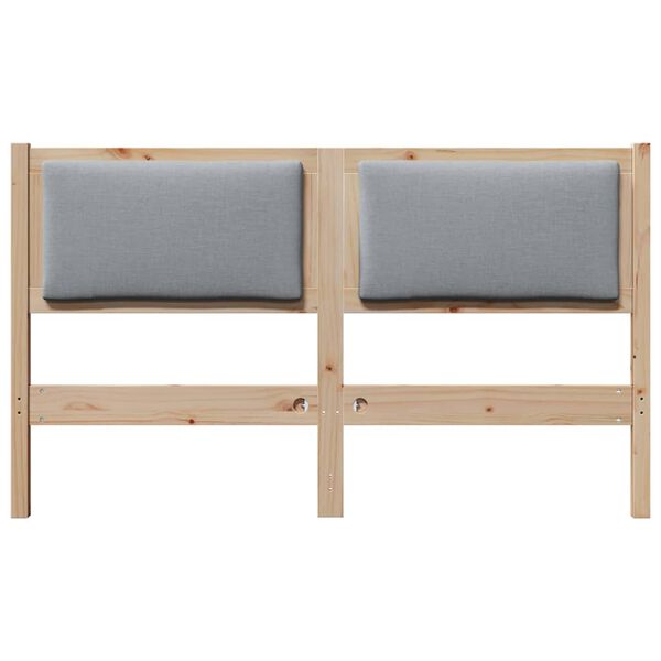 vidaXL Fejt&aacute;mla Egy&eacute;b Barna 160 cm T&ouml;m&ouml;r fenyőfa