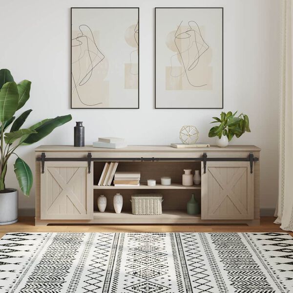 vidaXL Tol&oacute;szekr&eacute;ny ajt&oacute;k&eacute;szlet 183 cm sz&eacute;nac&eacute;l