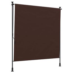 vidaXL K&uuml;lt&eacute;ri Rol&oacute;s &Aacute;rny&eacute;k Barna 150 x 270 cm