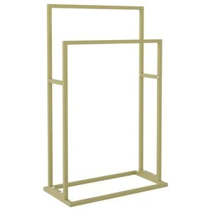 vidaXL aranysz&iacute;nű vas szabadon &aacute;ll&oacute; t&ouml;r&ouml;lk&ouml;zőtart&oacute; 48 x 24 x 78,5 cm