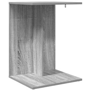 vidaXL Oldal asztal Sz&uuml;rke Sonoma 45 x 40 x 62,5 cm Szerelt Fa