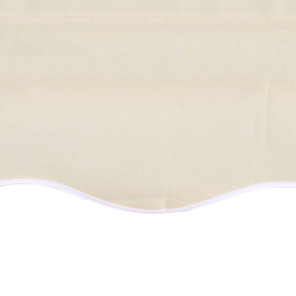 vidaXL kr&eacute;msz&iacute;nű v&aacute;szon napellenző tető 500 x 300 cm