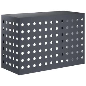 vidaXL L&eacute;gkondicion&aacute;l&oacute; Takar&oacute; Antracitsz&uuml;rke 90 x 40 x 60 cm Ac&eacute;l