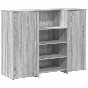 vidaXL recepci&oacute;s pult sz&uuml;rke sonoma 135x50x103,5 cm szerelt fa