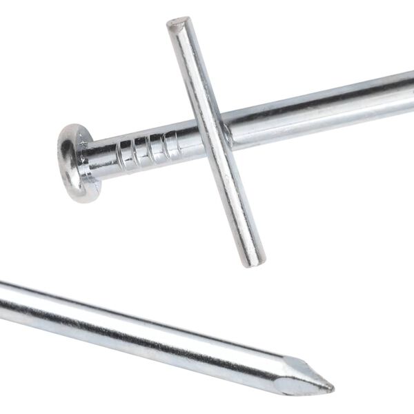 vidaXL 24 db horganyzott acél sátorcövek 29,5 cm Ø6 mm