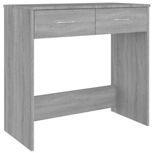 vidaXL sz&uuml;rke sonoma sz&iacute;nű szerelt fa &iacute;r&oacute;asztal 80x40x75 cm