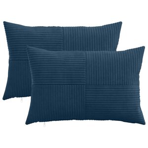 vidaXL P&aacute;rna huzat 2 pcs ALMELO S&ouml;t&eacute;tk&eacute;k 30 x 50 cm cord