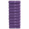 vidaXL 10 db pr&eacute;mium vend&eacute;gt&ouml;r&ouml;lk&ouml;ző SOLUND lila 30 x 50 cm 600 g/m&sup2;
