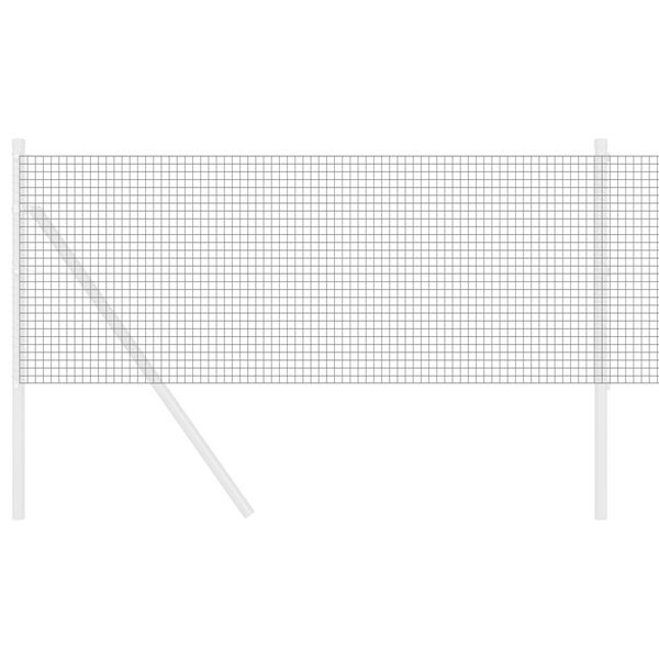 vidaXL Hegesztett Dr&oacute;th&aacute;l&oacute; Ker&iacute;t&eacute;s Sz&uuml;rke 0.5 x 50 m