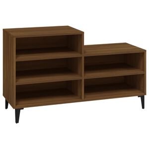 vidaXL barna t&ouml;lgysz&iacute;nű szerelt fa cipősszekr&eacute;ny 102x36x60 cm