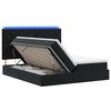 vidaXL LED t&aacute;rol&oacute;s &aacute;gy matraccal Fekete 200 x 200 cm B&aacute;rsony