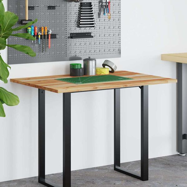 vidaXL olajbevonatú tömör akácfa íróasztallap 80 x 70 x 2 cm