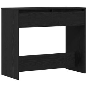 vidaXL fekete t&ouml;lgysz&iacute;nű szerelt fa doh&aacute;nyz&oacute;asztal 89x41x76,5 cm
