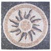 vidaXL Mozaik Csempe Napsug&aacute;r Mint&aacute;val Soksz&iacute;nű 120 x 120 cm M&aacute;rv&aacute;ny
