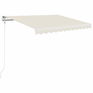 vidaXL kr&eacute;msz&iacute;nű k&eacute;zzel kih&uacute;zhat&oacute; napellenző 350 x 250 cm