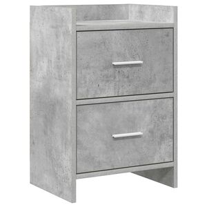 vidaXL &Eacute;jjeliszekr&eacute;nyek Betonsz&uuml;rke 40 x 30 x 60 cm Szerelt Fa