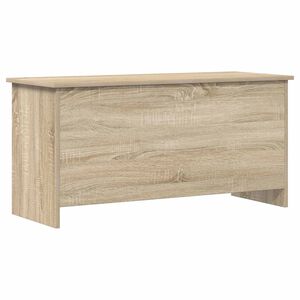 vidaXL T&aacute;rol&oacute;doboz t&aacute;rol&oacute;val Sonoma T&ouml;lgy 100 x 40 x 50 cm Szerelt Fa
