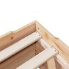 vidaXL ágy matrac nélkül rakásolható 90x200 cm tömör fa