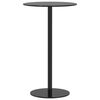 vidaXL fekete ac&eacute;l kerek kerti asztal &Oslash;60 x 105 cm