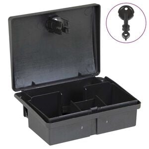 vidaXL 5 db fekete eg&eacute;rfog&oacute; 13x10x4 cm