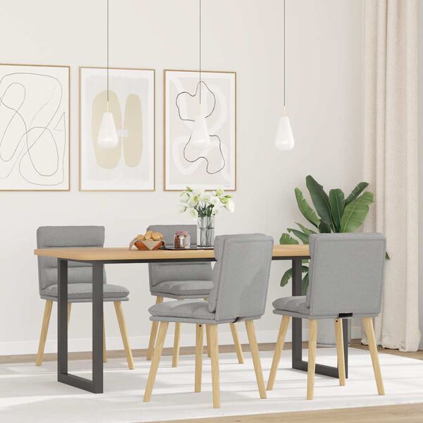 vidaXL &eacute;tkezősz&eacute;kek 4 db Felhősz&uuml;rke sz&ouml;vet