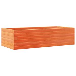 vidaXL viaszbarna t&ouml;m&ouml;r fenyőfa kerti vir&aacute;gl&aacute;da 90 x 40 x 23 cm