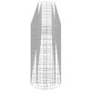 vidaXL horganyzott vas gabion magaságyás 400x50x100 cm