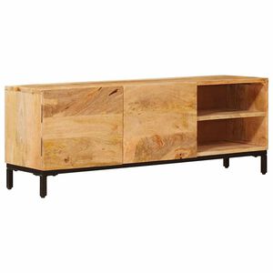vidaXL T&aacute;rol&oacute; szekr&eacute;nyek ajt&oacute;val Barna 110 x 30 x 40 cm T&ouml;m&ouml;r Mang&oacute;f&aacute;t