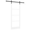 vidaXL Cs&uacute;sz&oacute; ajt&oacute; ORKDAL Feh&eacute;r &eacute;s fekete 93 x 232 cm