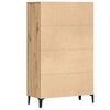 vidaXL Highboard artisan t&ouml;lgy 70x31x115 cm g&eacute;pi &uacute;ton elő&aacute;ll&iacute;tott fa