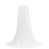 vidaXL Sz&uacute;nyogh&aacute;l&oacute; &aacute;gyhoz 3 db 156 mesh Feh&eacute;r ⌀56 x 220 cm Poli&eacute;szter