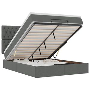 vidaXL Ottom&aacute;n &aacute;gykeret matraccal s&ouml;t&eacute;tsz&uuml;rke 140x200cm sz&ouml;vet