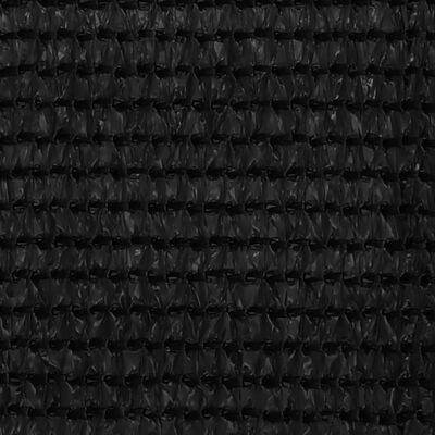 vidaXL fekete HDPE erkélytakaró 75 x 500 cm